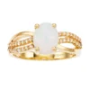 Gemminded 18k Gold Over Silver Lab-Created Opal Ring -Gemminded Jewelry 3739153