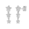 Gemminded Sterling Silver 1/8 Carat T.W. Diamond Star Drop Earrings 1 Gemminded Sterling Silver 1/8 Carat T.W. Diamond Star Drop Earrings -Gemminded Jewelry 4534155