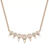Gemminded 10k Gold 1/6 Carat T.W. Diamond Pendant Necklace -Gemminded Jewelry 4540810 10k Rose Gold