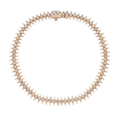 Gemminded 10k Gold 1 1/6 Carat T.W. Diamond Spike Bracelet