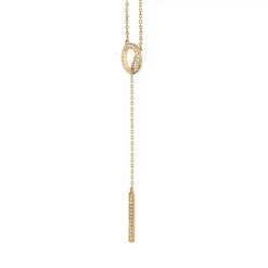 Gemminded 18k Gold Over Sterling Silver 1/4 Carat T.W. Diamond Y-Necklace 7 Gemminded 18k Gold Over Sterling Silver 1/4 Carat T.W. Diamond Y-Necklace -Gemminded Jewelry 4556927 ALT