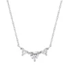 Gemminded Sterling Silver White Topaz & Diamond Accent Necklace -Gemminded Jewelry 4557110