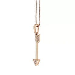 Gemminded 10k Gold Diamond Accent Arrow Pendant Necklace -Gemminded Jewelry 4588199 ALT3