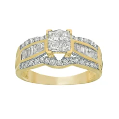 Gemminded 10k Gold 1 Carat T.W. Diamond Ring