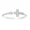 Gemminded Sterling Silver 1/8 Carat T.W. Diamond Sideways Cross Ring 2 Gemminded Sterling Silver 1/8 Carat T.W. Diamond Sideways Cross Ring -Gemminded Jewelry 4635890 Sterling