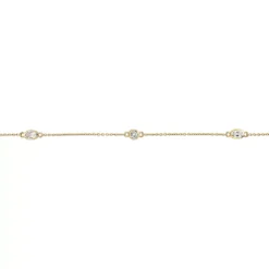 Gemminded 18k Gold Over Silver White Topaz Necklace 6 Gemminded 18k Gold Over Silver White Topaz Necklace -Gemminded Jewelry 4849176 ALT