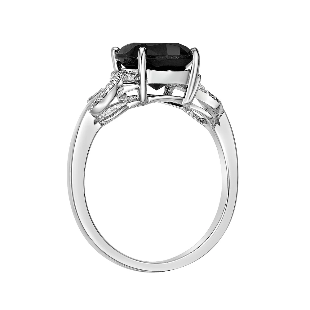 Gemminded Sterling Silver Onyx Ring 4 Gemminded Sterling Silver Onyx Ring - Image 2