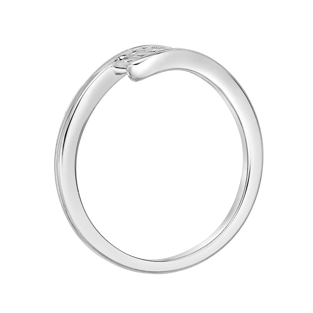 Gemminded Sterling Silver "Mom" Diamond Accent Ring 4 Gemminded Sterling Silver "Mom" Diamond Accent Ring - Image 2