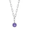 Gemminded Sterling Silver Amethyst Pendant Necklace -Gemminded Jewelry 5744287