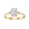 Gemminded 14k Gold Over Silver White Topaz Ring