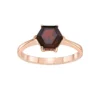 Gemminded 14k Rose Gold Over Silver Garnet Ring -Gemminded Jewelry 5744307