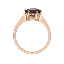 Gemminded 14k Rose Gold Over Silver Garnet Ring -Gemminded Jewelry 5744307 ALT2