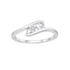 Gemminded Sterling Silver Diamond Accent "Love" Ring -Gemminded Jewelry 5955546