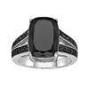 Gemminded Sterling Silver Black Onyx & Black Spinel Ring 1 Gemminded Sterling Silver Black Onyx & Black Spinel Ring -Gemminded Jewelry 5984527